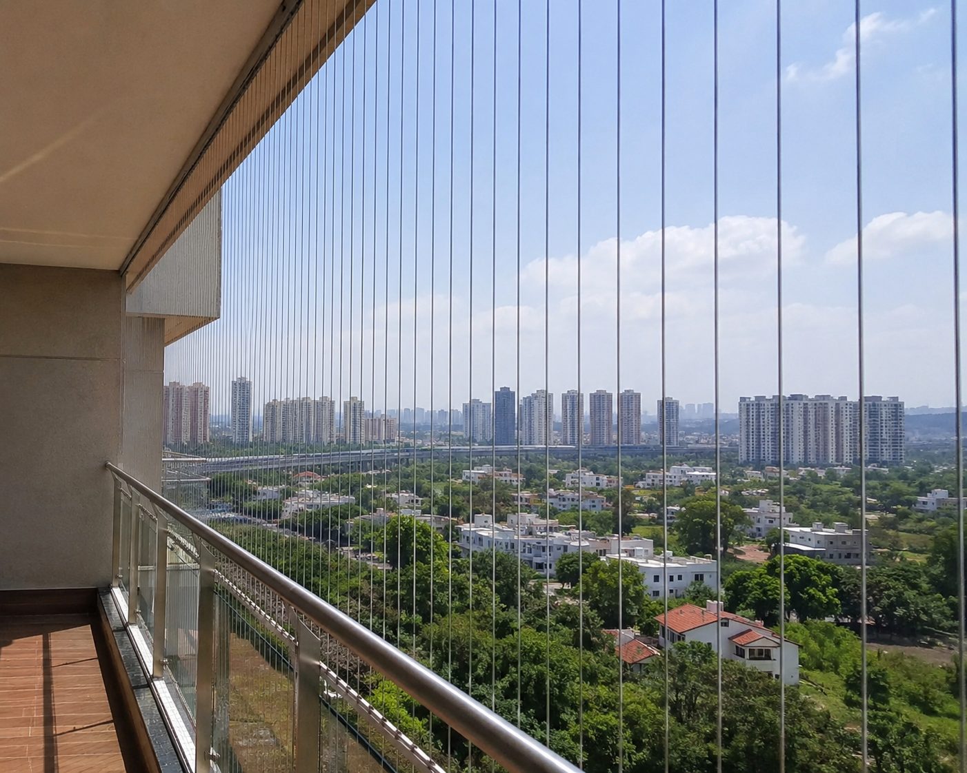 Invisible Grill for Balcony Kolkata